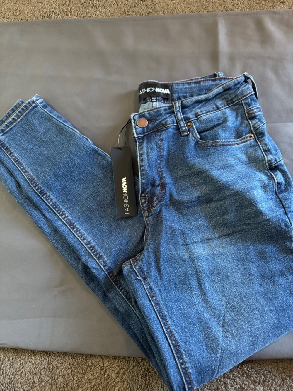 Fashion Nova Blue Women's Skinny Jeans
